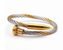 Load image into Gallery viewer, Twisted Nail Bangle