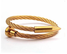 Load image into Gallery viewer, Twisted Nail Bangle